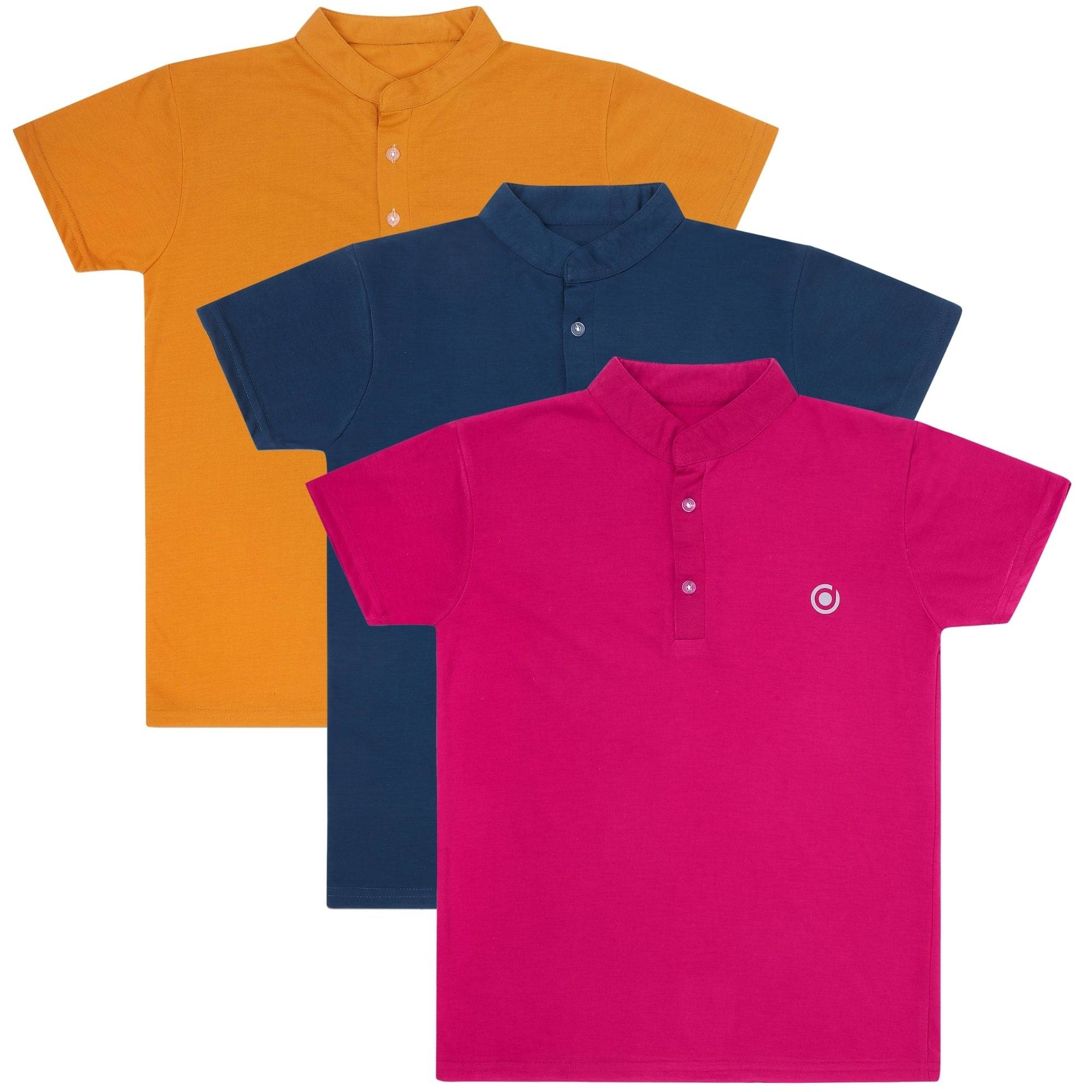     			Volex Pack of 3 Boys & Girls Cotton Polo T-Shirt ( Multicolor )
