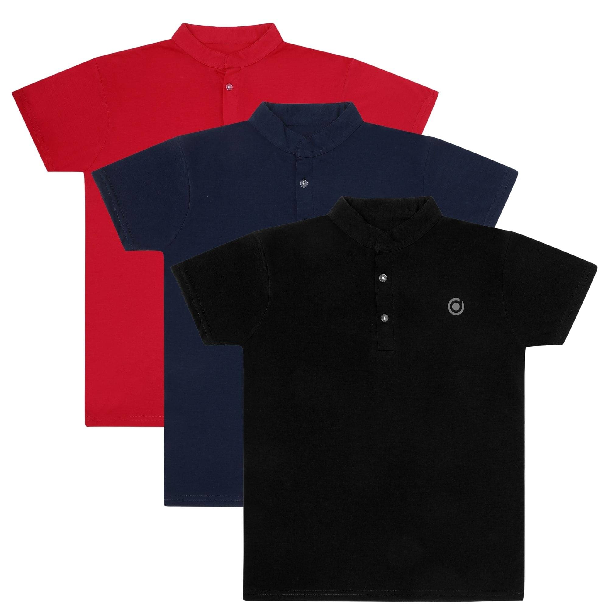     			Volex Pack of 3 Boys & Girls Cotton Polo T-Shirt ( Multicolor )