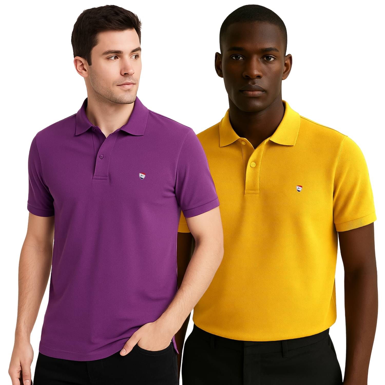 Zeffit Men Cotton Blend Regular Fit Solid T-Shirt ( Multicolor9 ) Zeffit Men Cotton Blend Regular Fit Solid T-Shirt ( Multicolor9 )