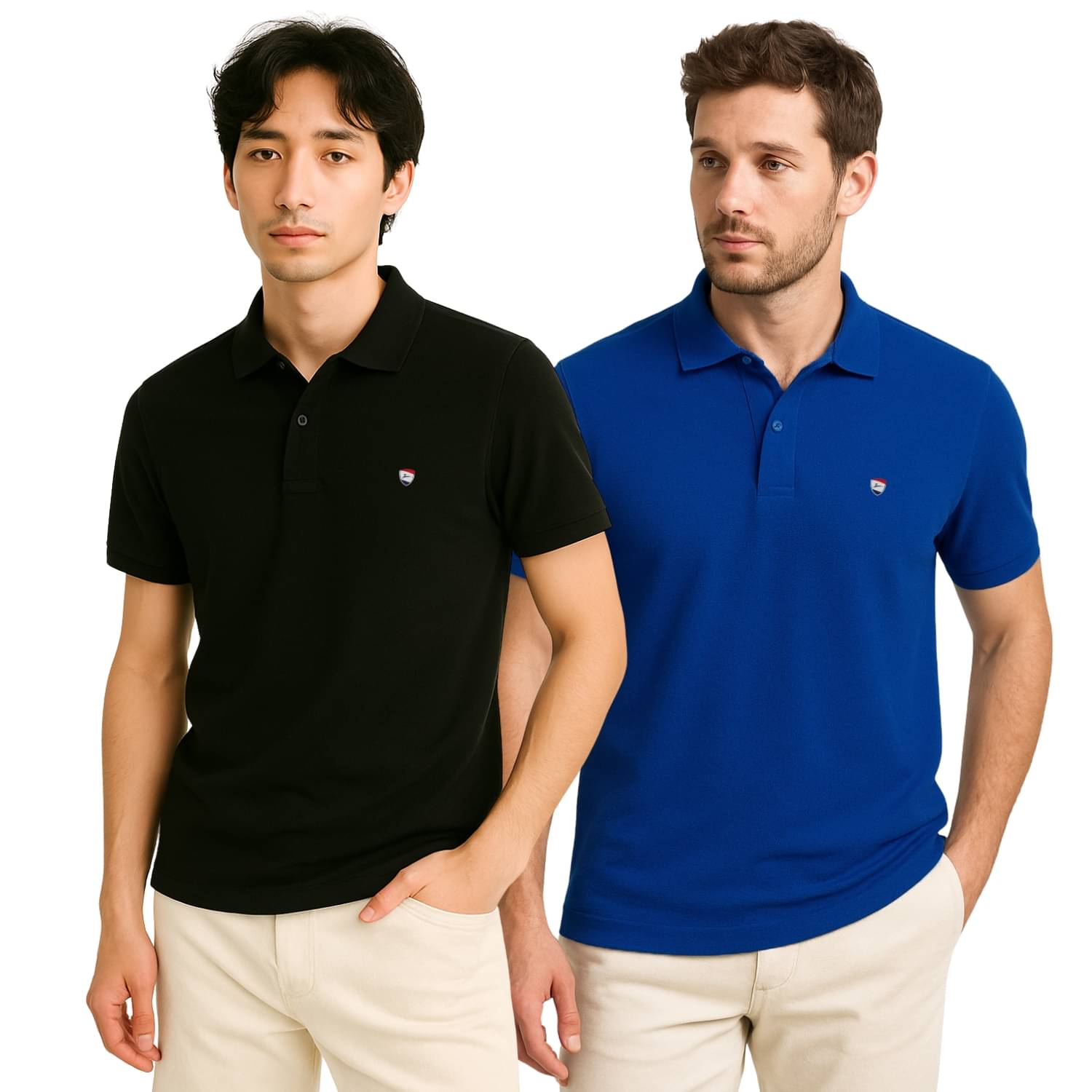 Zeffit Men Cotton Blend Regular Fit Solid T-Shirt ( Multicolor3 ) Zeffit Men Cotton Blend Regular Fit Solid T-Shirt ( Multicolor3 )
