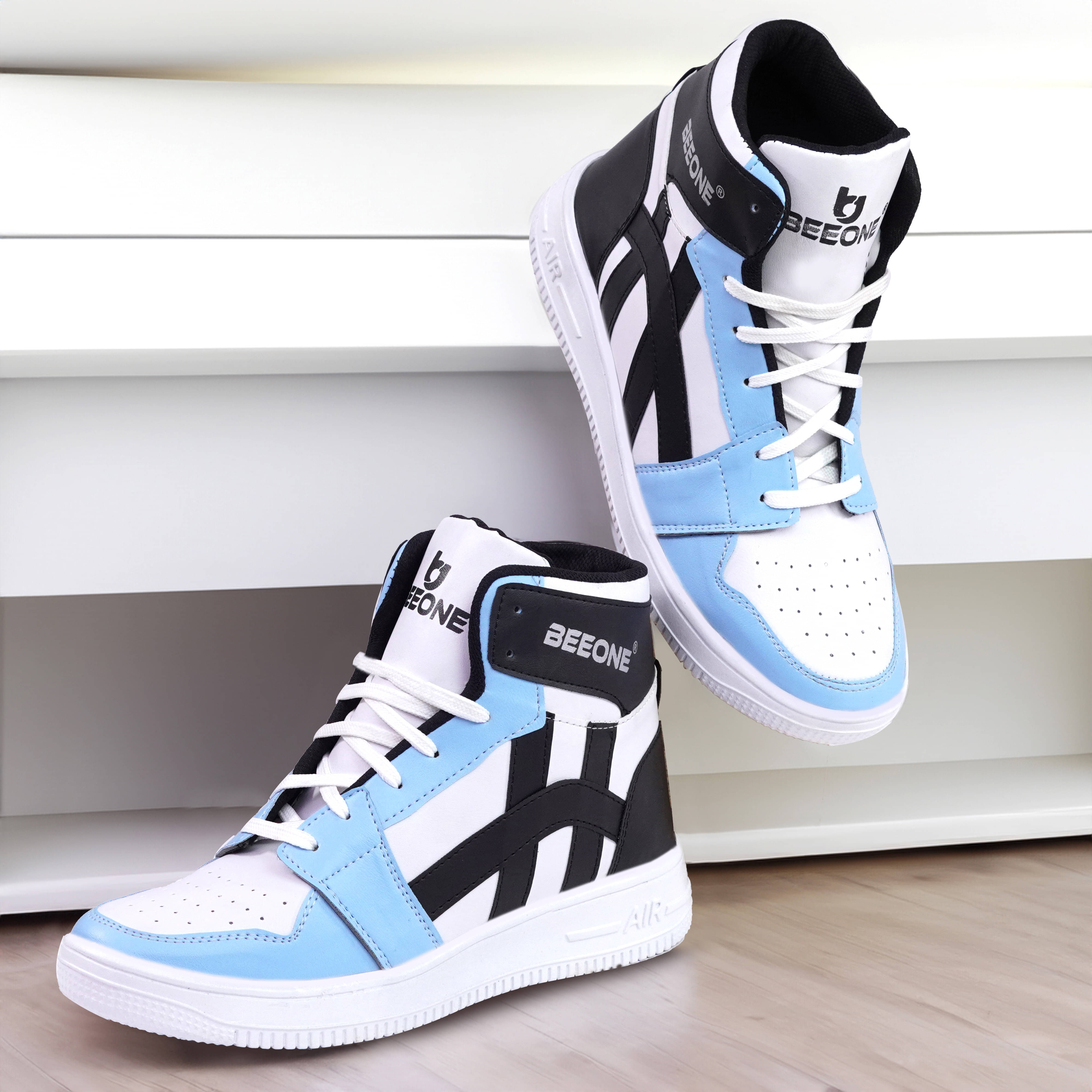     			Beeone Blue Men's Sneakers