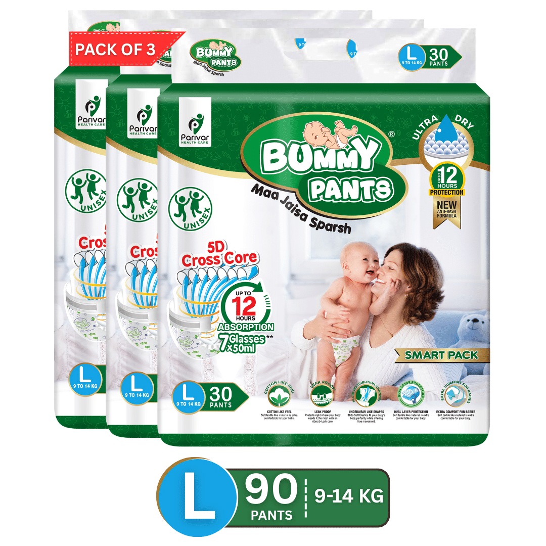 Bummy Pants L Disposable Diapers ( Pack of 3 )     			Bummy Pants L Disposable Diapers ( Pack of 3 )
