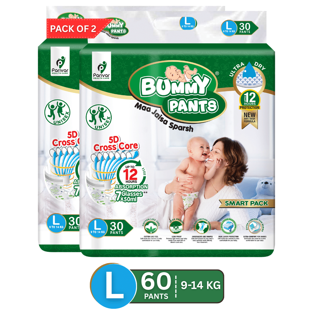     			Bummy Pants L Disposable Diapers ( Pack of 2 )