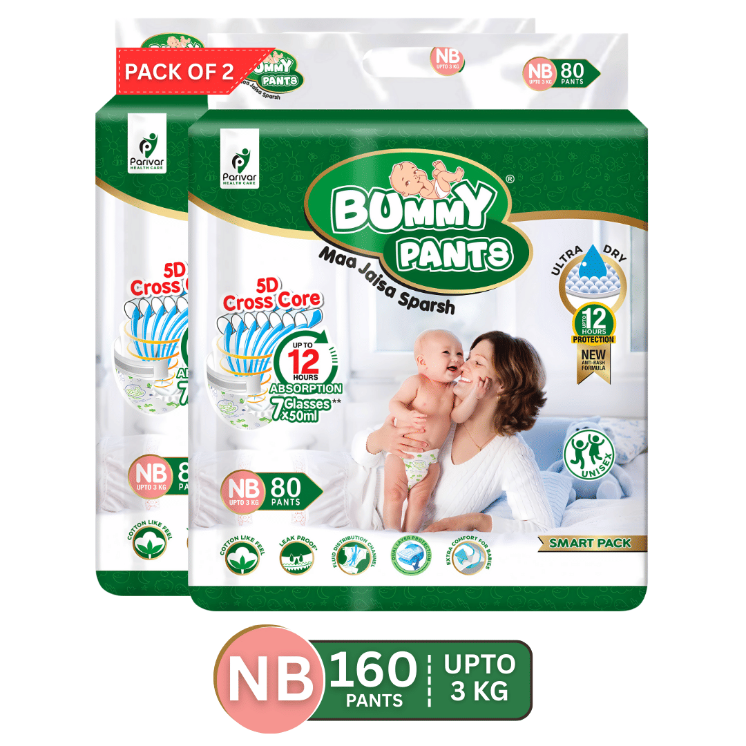 Bummy Pants New Born/XS Disposable Diapers ( Pack of 2 )     			Bummy Pants New Born/XS Disposable Diapers ( Pack of 2 )