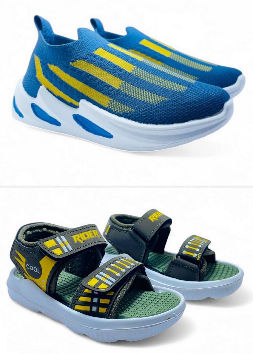     			Fabbmate Kids Sandal and Shoes Combo for Boys & Girls