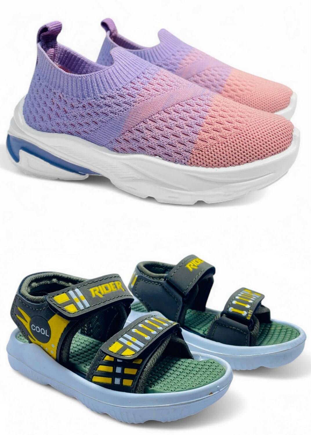     			Fabbmate Kids Sandal and Shoes Combo for Boys & Girls