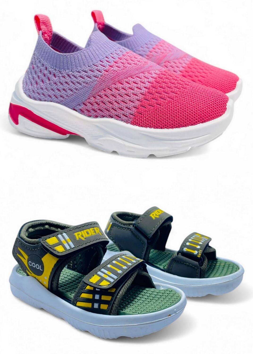     			Fabbmate Kids Sandal and Shoes Combo for Boys & Girls