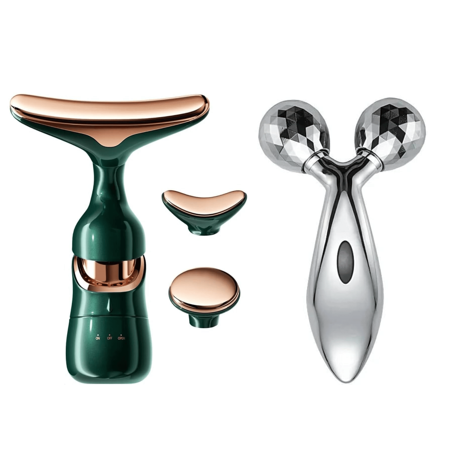 Harsh Facial Massager & 3D Roller for Face and Neck, 3-in-1 Face Massager for Women & Men, Anti Wrinkle & Aging Facial and Neck Massage Kit with 3 Massage Modes for Skin Care, Improve, Firm, Tightening and Smooth (Combo Pack) Harsh Facial Massager & 3D Roller for Face and Neck, 3-in-1 Face Massager for Women & Men, Anti Wrinkle & Aging Facial and Neck Massage Kit with 3 Massage Modes for Skin Care, Improve, Firm, Tightening and Smooth (Combo Pack)