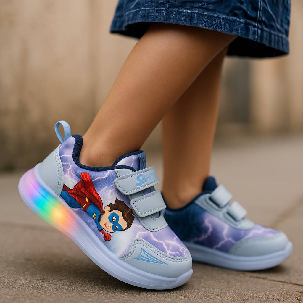     			ICONIC ME - Multicolor Boy's LED Shoes ( 1 Pair )