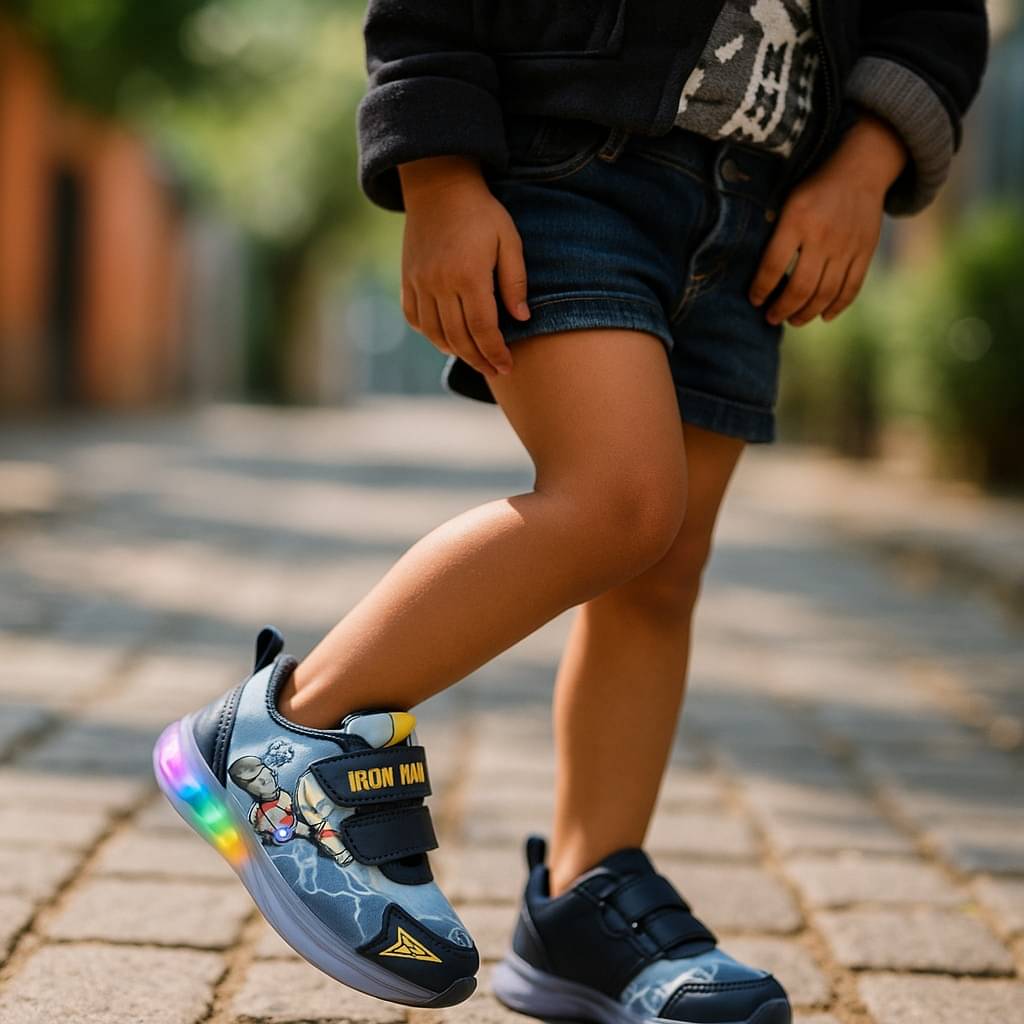     			ICONIC ME - Multicolor Boy's LED Shoes ( 1 Pair )