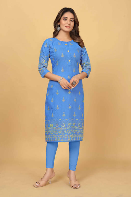 KETAKI FASHION Women Cotton Blend Printed Straight Kurti ( Multicolor6 ) KETAKI FASHION Women Cotton Blend Printed Straight Kurti ( Multicolor6 )