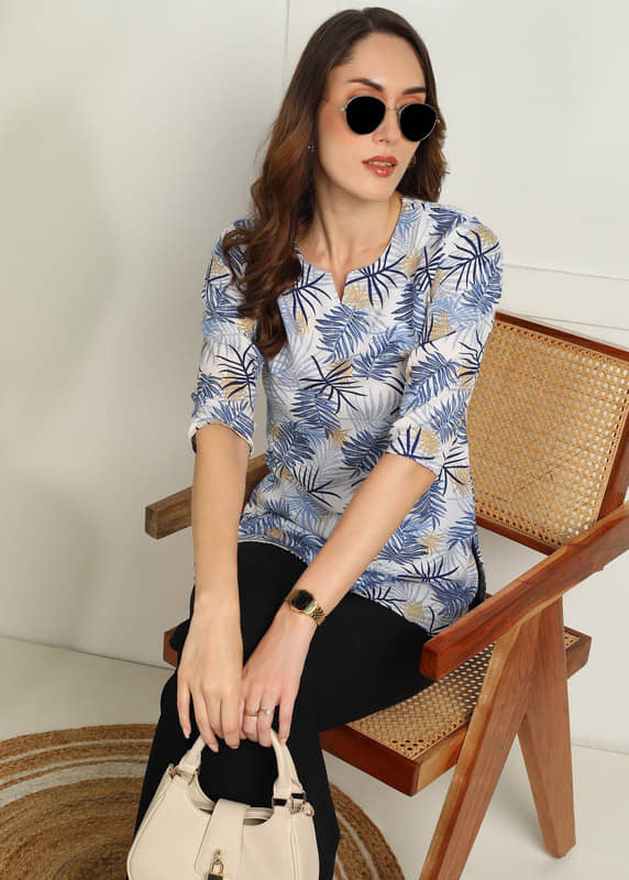 KETAKI FASHION Women Crepe Printed Straight Kurti ( Multicolor5 ) - Kurtis, Tunics | Buy online on ZillyBuy