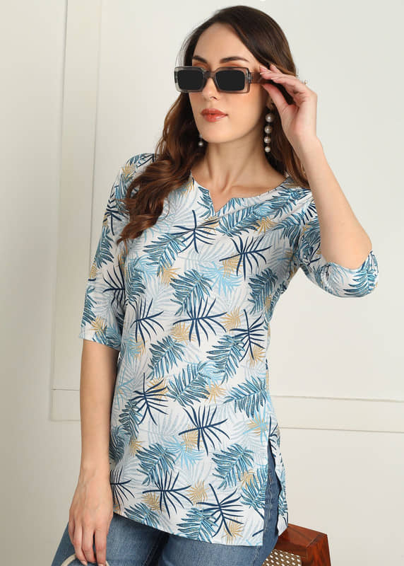 KETAKI FASHION Women Crepe Printed Straight Kurti ( Multicolor1 ) - Kurtis, Tunics | Buy online on ZillyBuy