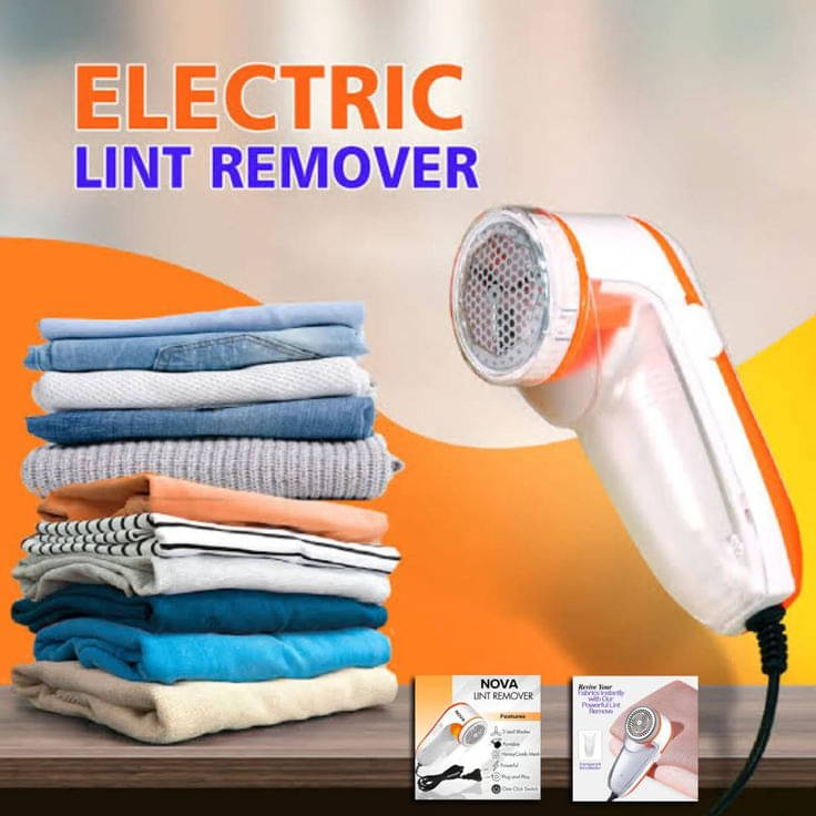     			Lint remover Orange Fabric Cleaning Kit