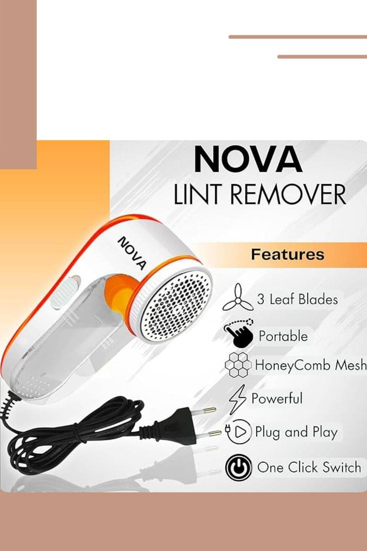     			Lint remover Orange Fabric Cleaning Kit