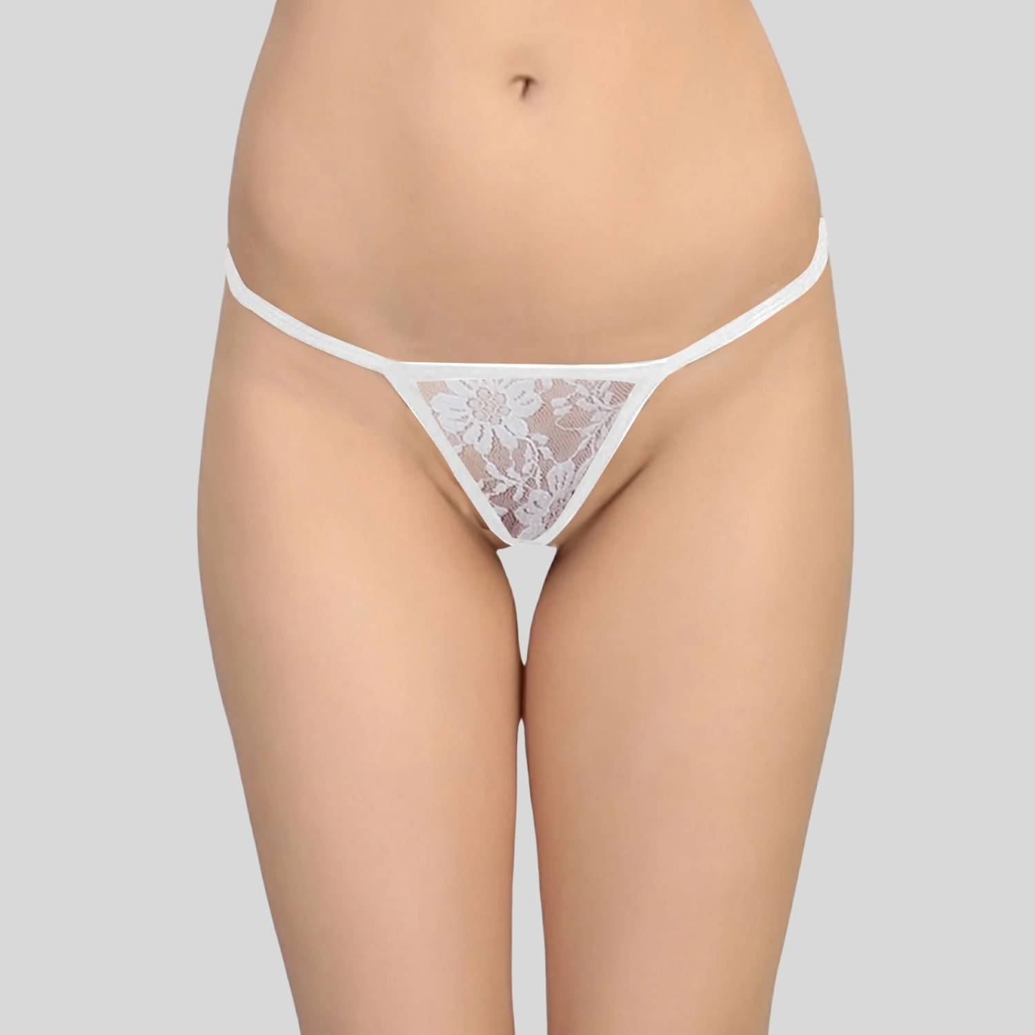 LoveAasan Lace Bikini ( White , Pack of 1 ) LoveAasan Lace Bikini ( White , Pack of 1 )