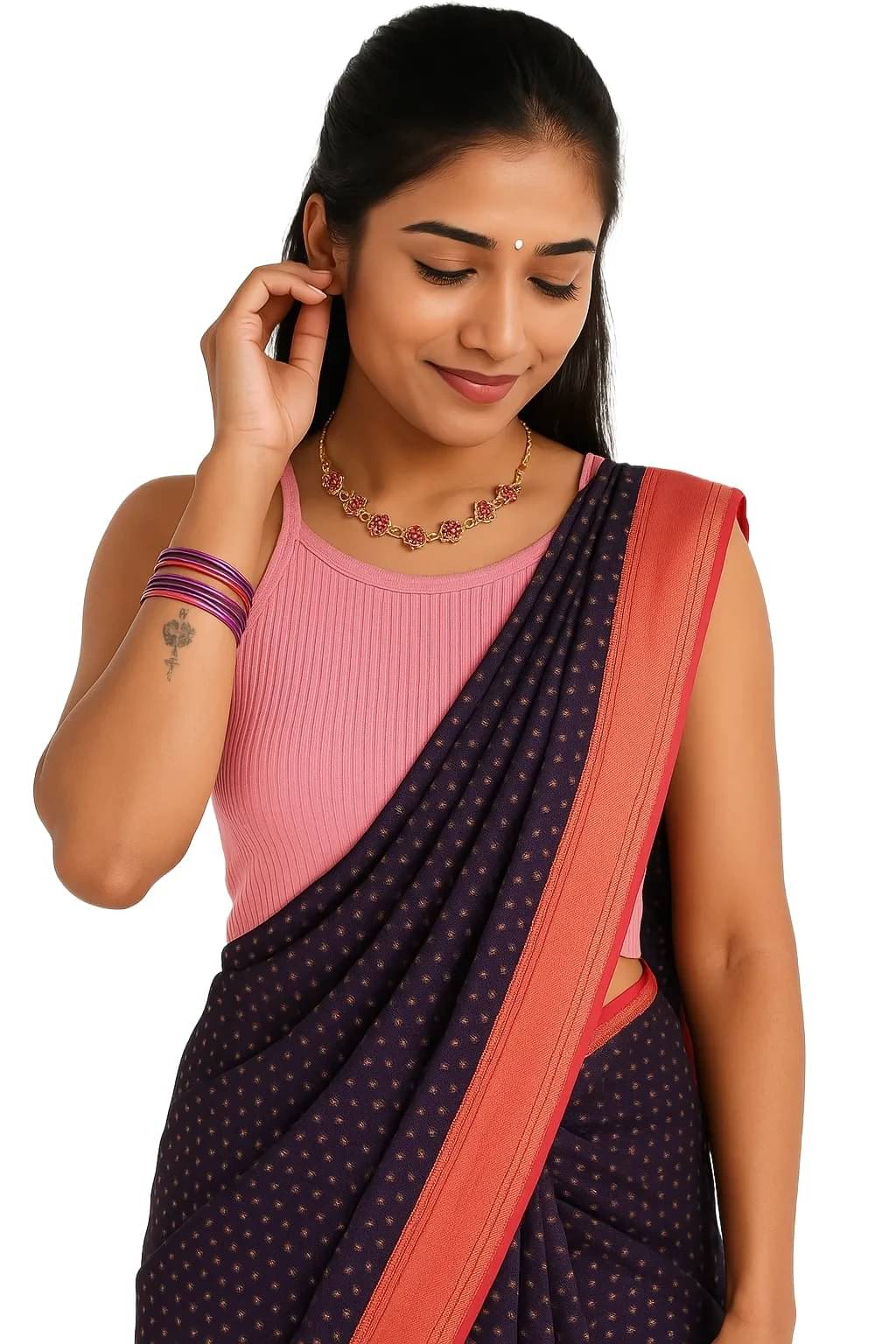     			SOHOT Rose Gold Readymade without Pad Cotton Women's Blouse ( Pack of 1 )