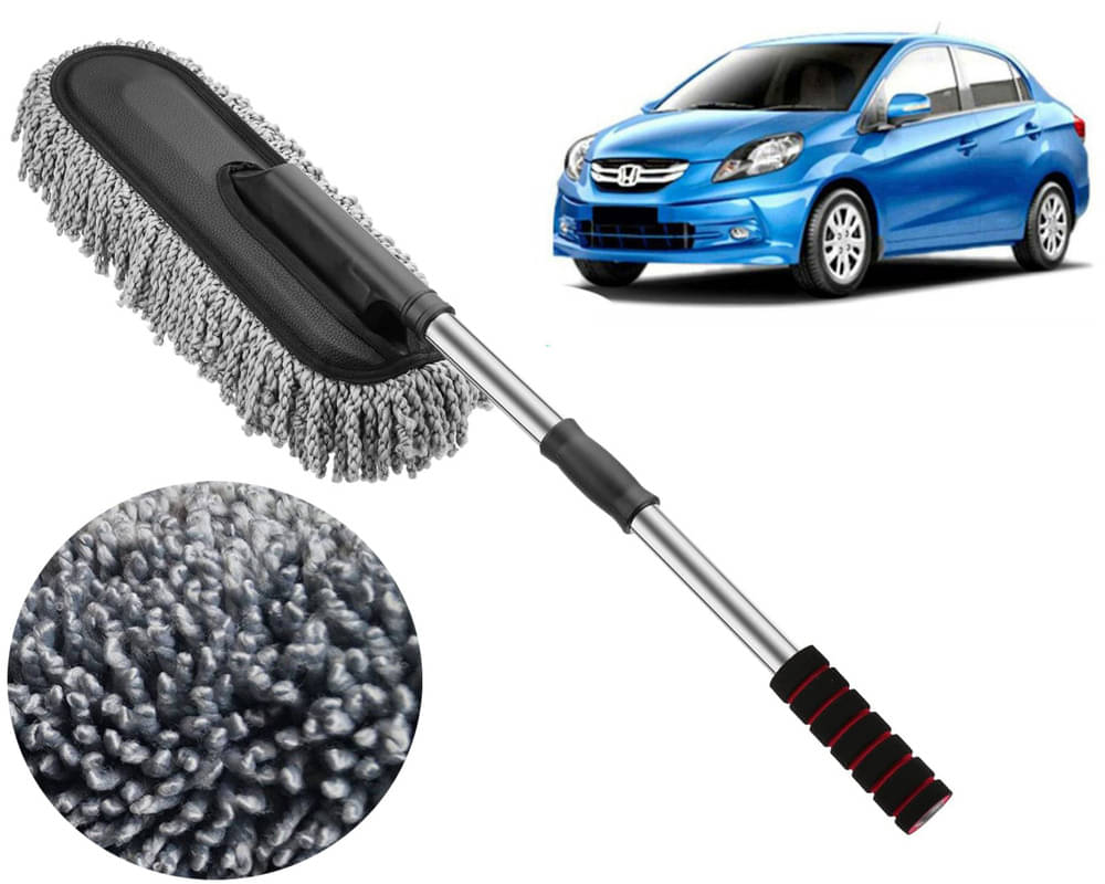     			Microfiber Flexible Duster, Car Cleaning Brushes, Dry / Wet Home, Kitchen, Office Cleaning Brush with Expandable Handle Amaze Type-1