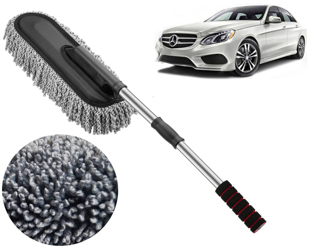     			Microfiber Flexible Duster, Car Cleaning Brushes, Dry / Wet Home, Kitchen, Office Cleaning Brush with Expandable Handle Benz E280 CDI