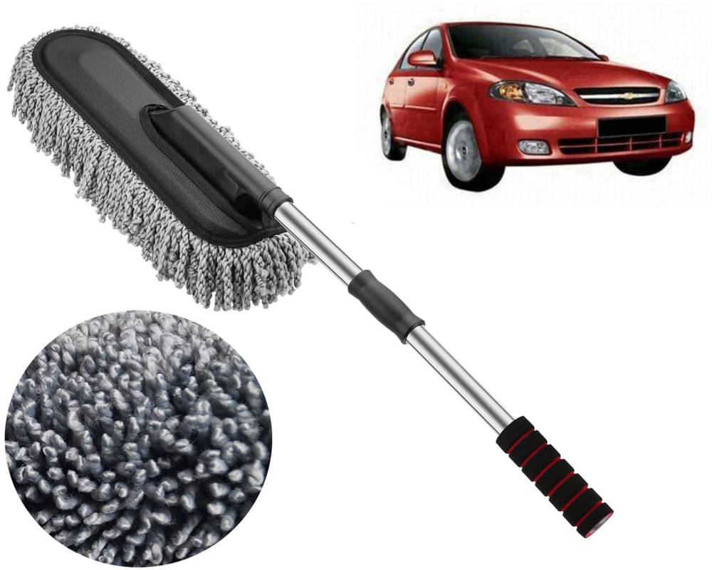     			Microfiber Flexible Duster, Car Cleaning Brushes, Dry / Wet Home, Kitchen, Office Cleaning Brush with Expandable Handle Optra SRV