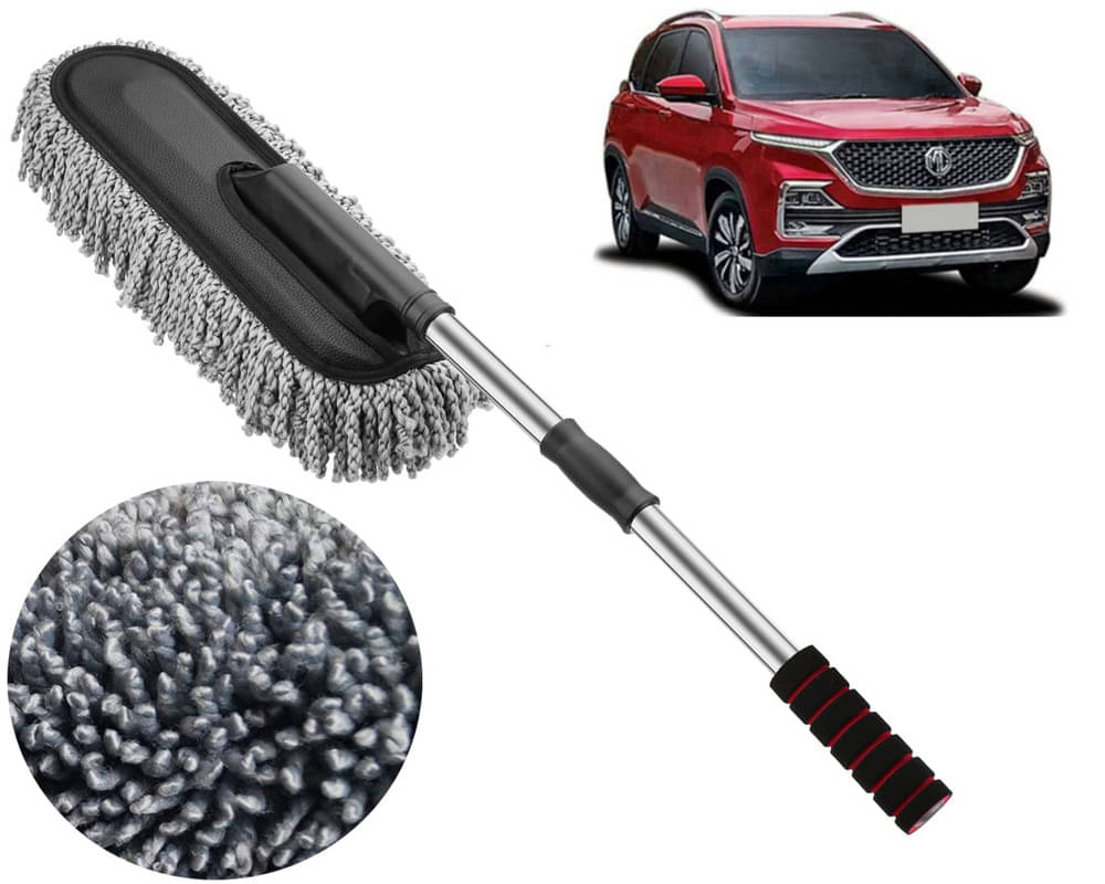     			Microfiber Flexible Duster, Car Cleaning Brushes, Dry / Wet Home, Kitchen, Office Cleaning Brush with Expandable Handle MG Hector