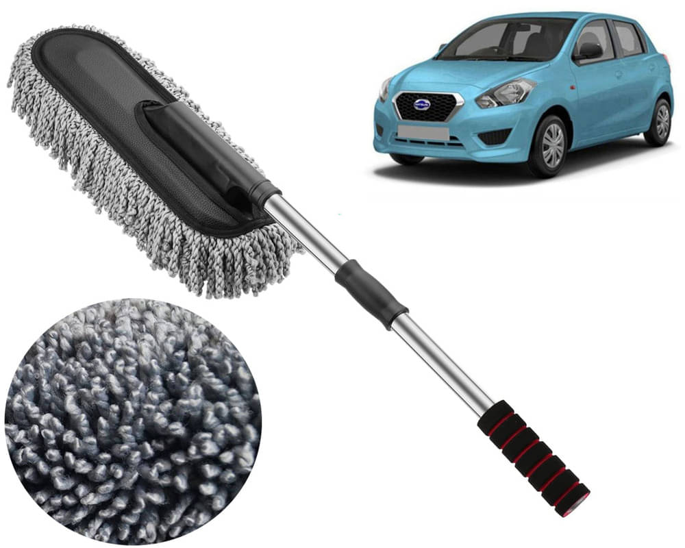     			Microfiber Flexible Duster, Car Cleaning Brushes, Dry / Wet Home, Kitchen, Office Cleaning Brush with Expandable Handle Go