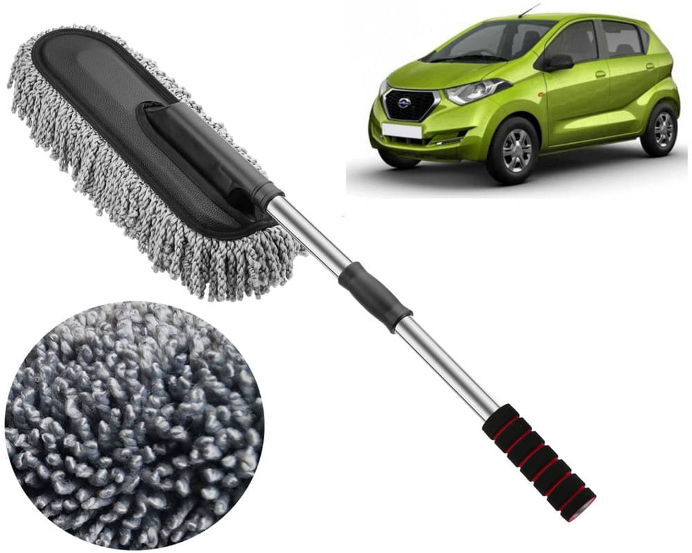     			Microfiber Flexible Duster, Car Cleaning Brushes, Dry / Wet Home, Kitchen, Office Cleaning Brush with Expandable Handle Redi Go