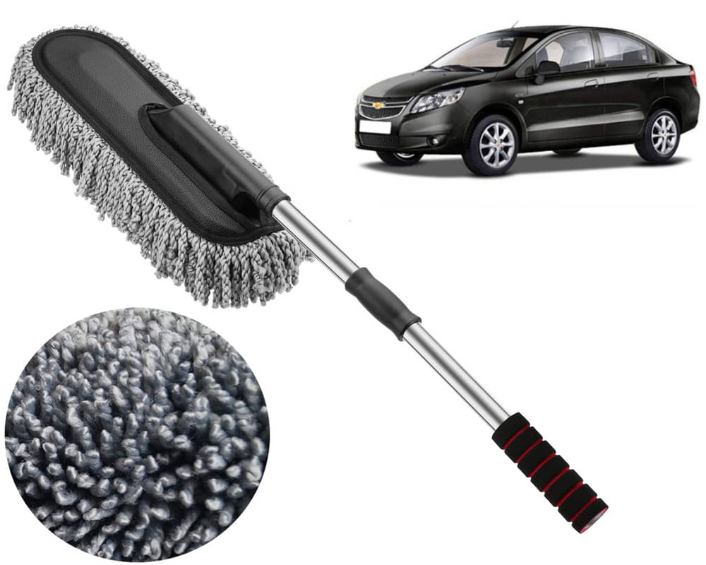     			Microfiber Flexible Duster, Car Cleaning Brushes, Dry / Wet Home, Kitchen, Office Cleaning Brush with Expandable Handle Sail