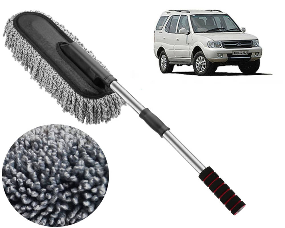     			Microfiber Flexible Duster, Car Cleaning Brushes, Dry / Wet Home, Kitchen, Office Cleaning Brush with Expandable Handle Safari Storme