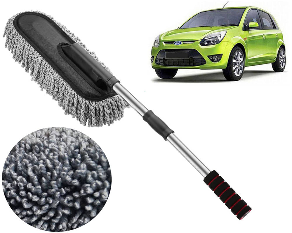     			Microfiber Flexible Duster, Car Cleaning Brushes, Dry / Wet Home, Kitchen, Office Cleaning Brush with Expandable Handle Figo Type-1