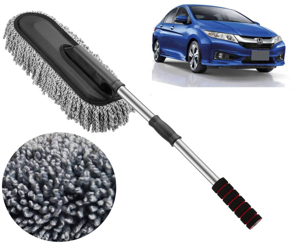     			Microfiber Flexible Duster, Car Cleaning Brushes, Dry / Wet Home, Kitchen, Office Cleaning Brush with Expandable Handle City New