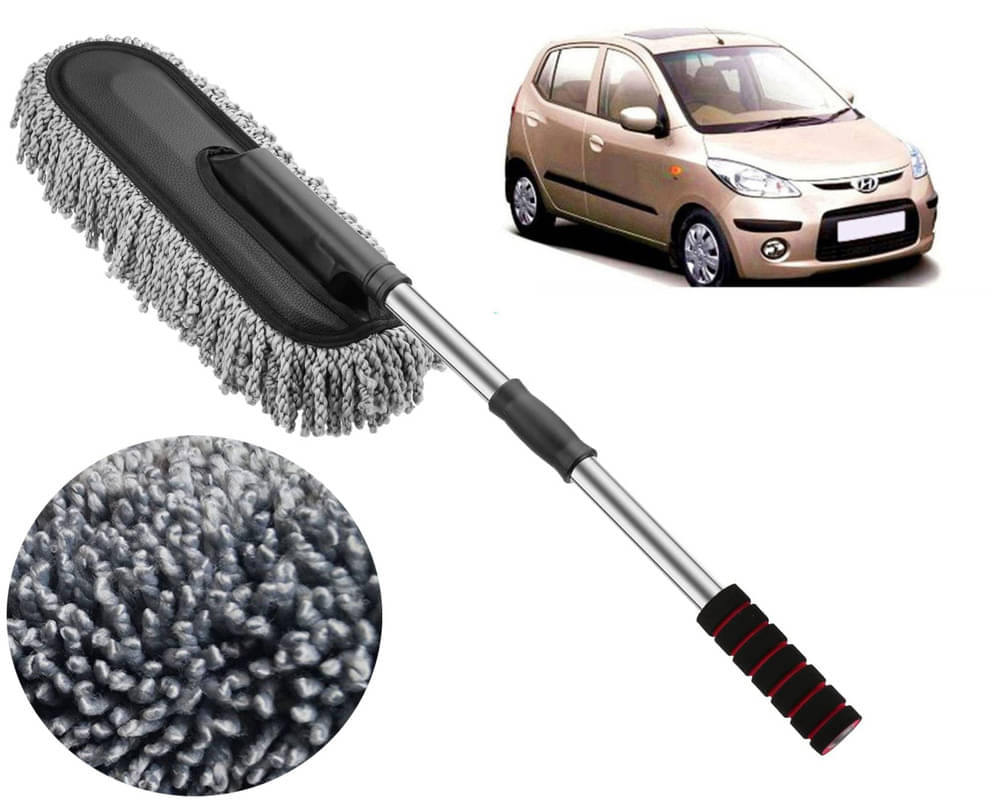     			Microfiber Flexible Duster, Car Cleaning Brushes, Dry / Wet Home, Kitchen, Office Cleaning Brush with Expandable Handle I10 Type-1