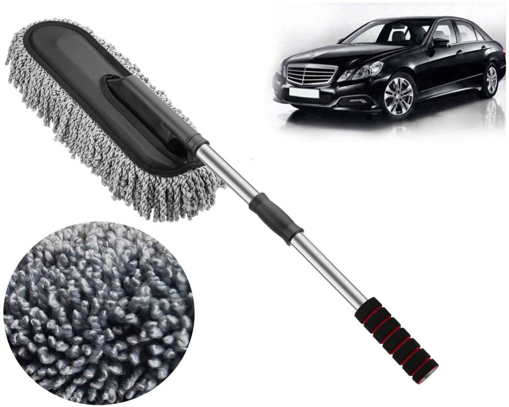     			Microfiber Flexible Duster, Car Cleaning Brushes, Dry / Wet Home, Kitchen, Office Cleaning Brush with Expandable Handle BENZ E280