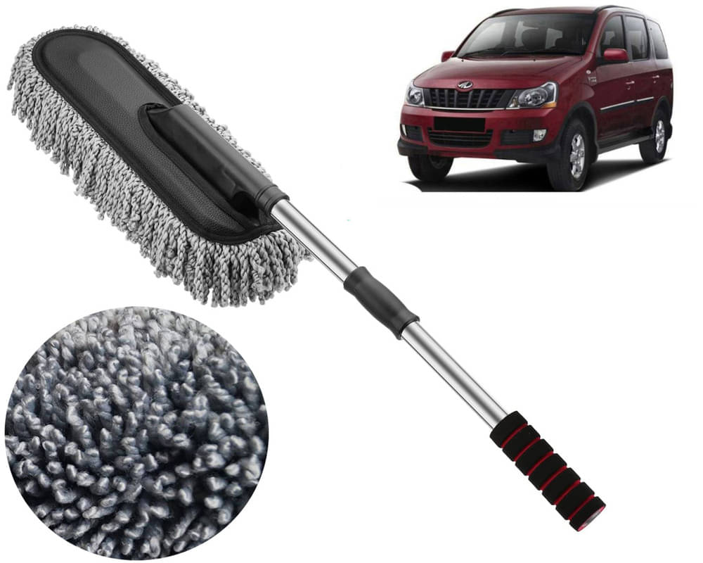     			Microfiber Flexible Duster, Car Cleaning Brushes, Dry / Wet Home, Kitchen, Office Cleaning Brush with Expandable Handle Xylo