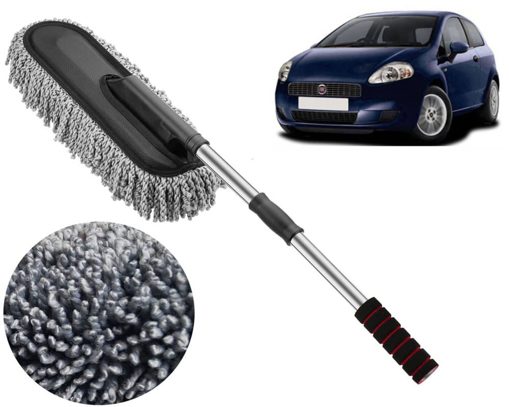     			Microfiber Flexible Duster, Car Cleaning Brushes, Dry / Wet Home, Kitchen, Office Cleaning Brush with Expandable Handle Grand Punto