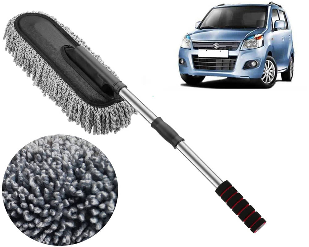     			Microfiber Flexible Duster, Car Cleaning Brushes, Dry / Wet Home, Kitchen, Office Cleaning Brush with Expandable Handle Wagon R 2013