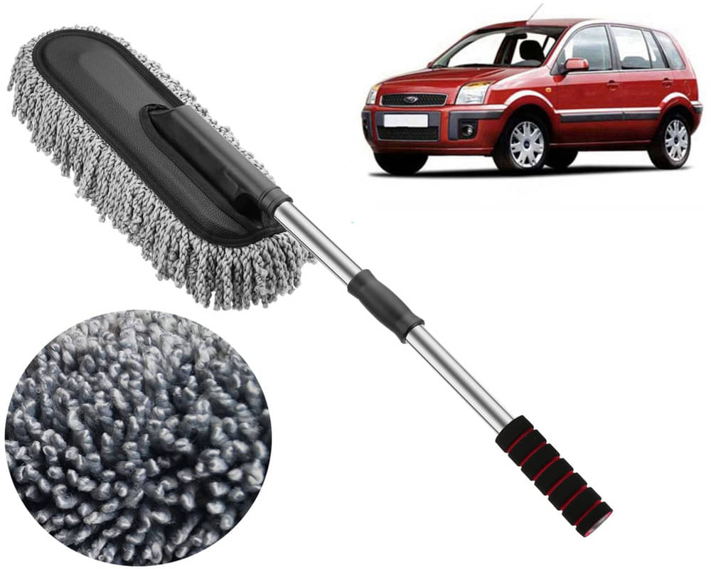     			Microfiber Flexible Duster, Car Cleaning Brushes, Dry / Wet Home, Kitchen, Office Cleaning Brush with Expandable Handle Fusion
