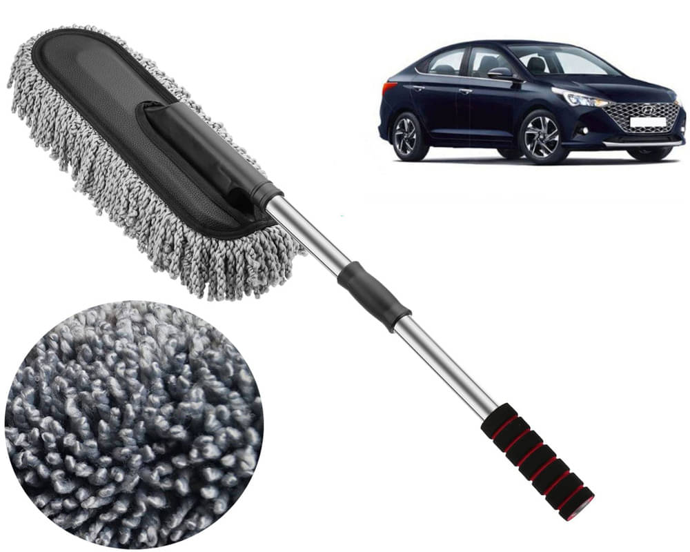     			Microfiber Flexible Duster, Car Cleaning Brushes, Dry / Wet Home, Kitchen, Office Cleaning Brush with Expandable Handle Verna 2020