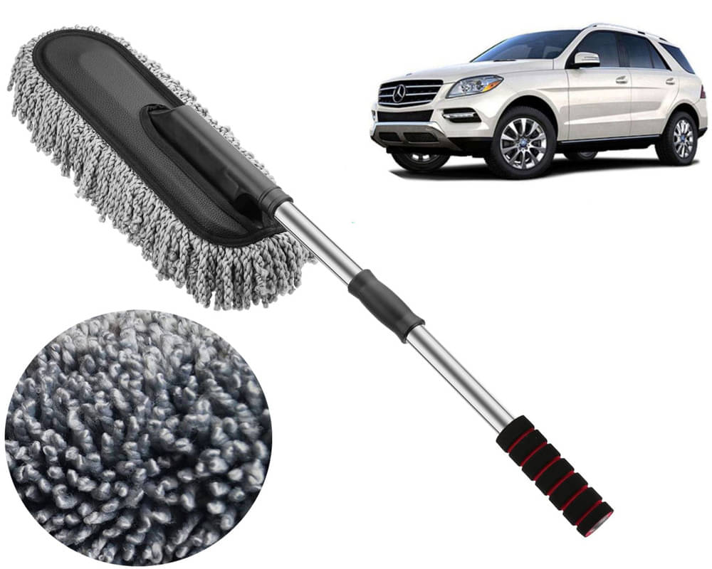     			Microfiber Flexible Duster, Car Cleaning Brushes, Dry / Wet Home, Kitchen, Office Cleaning Brush with Expandable Handle Benz ML350