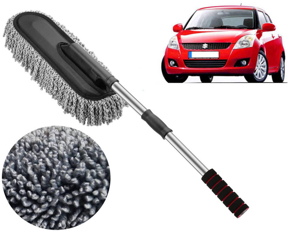     			Microfiber Flexible Duster, Car Cleaning Brushes, Dry / Wet Home, Kitchen, Office Cleaning Brush with Expandable Handle Swift Type -2