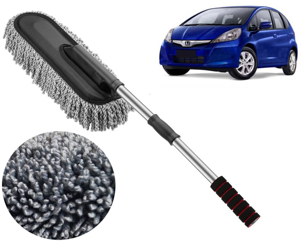     			Microfiber Flexible Duster, Car Cleaning Brushes, Dry / Wet Home, Kitchen, Office Cleaning Brush with Expandable Handle Jazz