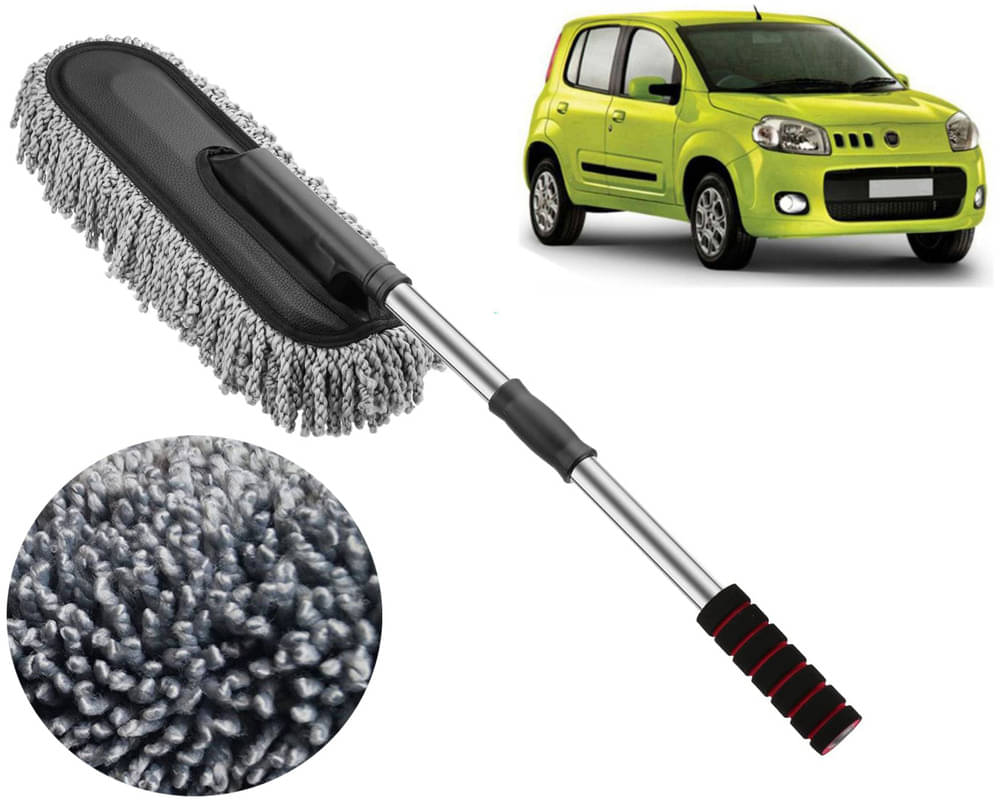     			Microfiber Flexible Duster, Car Cleaning Brushes, Dry / Wet Home, Kitchen, Office Cleaning Brush with Expandable Handle Novo Uno