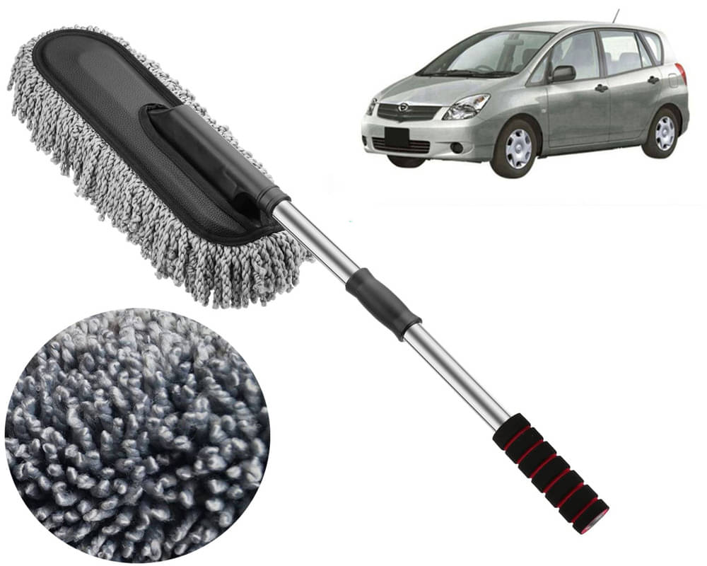     			Microfiber Flexible Duster, Car Cleaning Brushes, Dry / Wet Home, Kitchen, Office Cleaning Brush with Expandable Handle Spacio