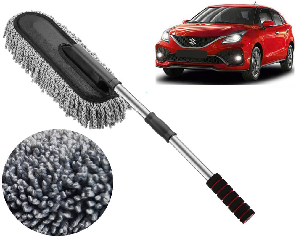     			Microfiber Flexible Duster, Car Cleaning Brushes, Dry / Wet Home, Kitchen, Office Cleaning Brush with Expandable Handle Baleno RS 2019