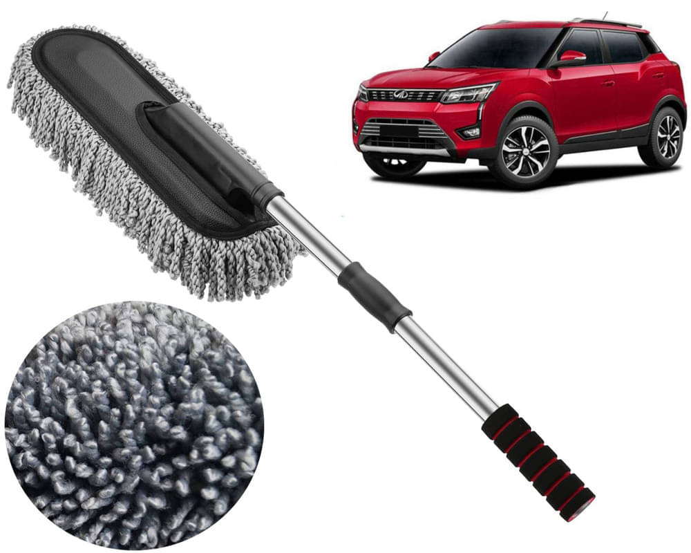     			Microfiber Flexible Duster, Car Cleaning Brushes, Dry / Wet Home, Kitchen, Office Cleaning Brush with Expandable Handle XUV 300 2019