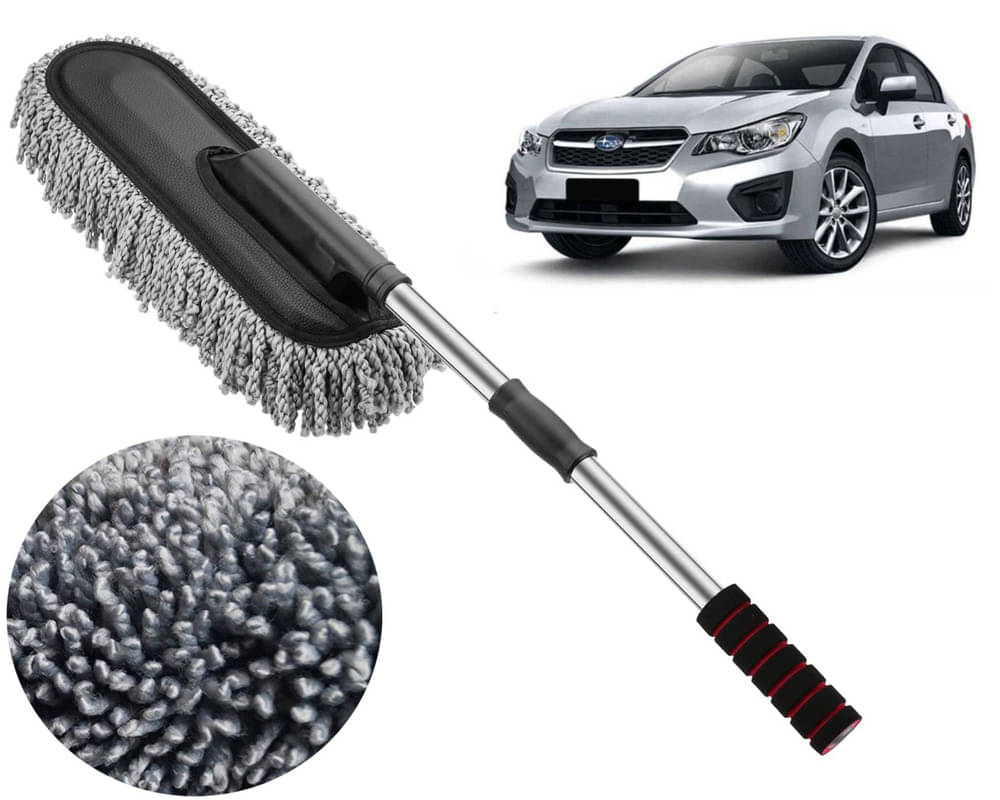     			Microfiber Flexible Duster, Car Cleaning Brushes, Dry / Wet Home, Kitchen, Office Cleaning Brush with Expandable Handle impreza