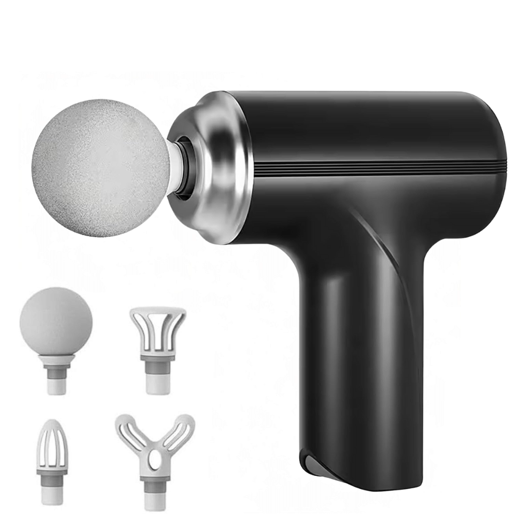 Shopeleven Massage Machine for Body Pain – Mini Massage Gun for Deep Tissue, Muscle & Body Pain Relief – Handheld, Battery Powered Massager for Neck, Shoulder, Back, Foot (Black) Shopeleven Massage Machine for Body Pain – Mini Massage Gun for Deep Tissue, Muscle & Body Pain Relief – Handheld, Battery Powered Massager for Neck, Shoulder, Back, Foot (Black)