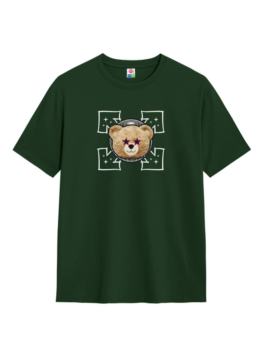 TT Men Cotton Regular Fit Printed T-Shirt ( Green ) TT Men Cotton Regular Fit Printed T-Shirt ( Green )