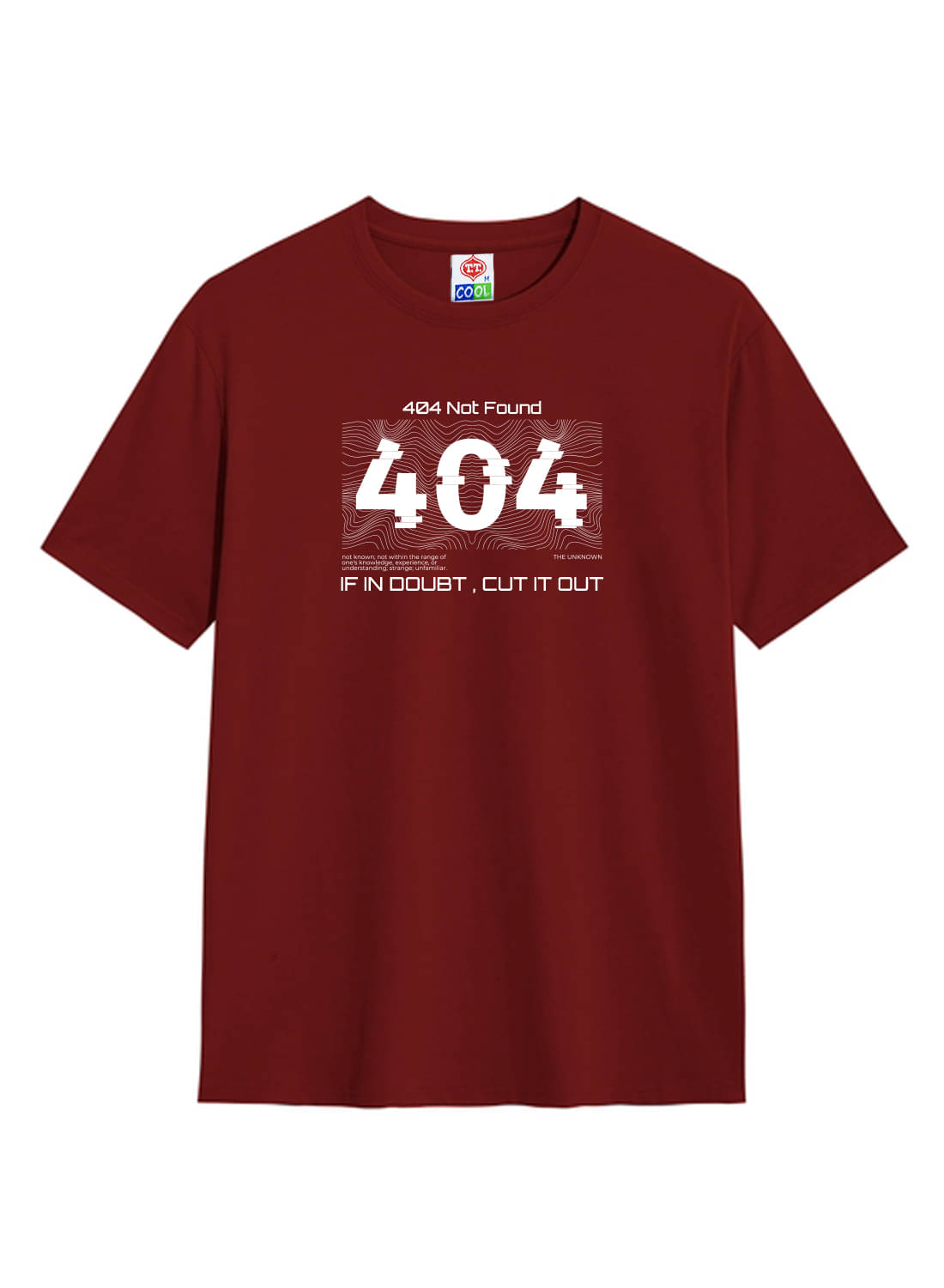     			TT Men Cotton Regular Fit Printed T-Shirt ( Red )