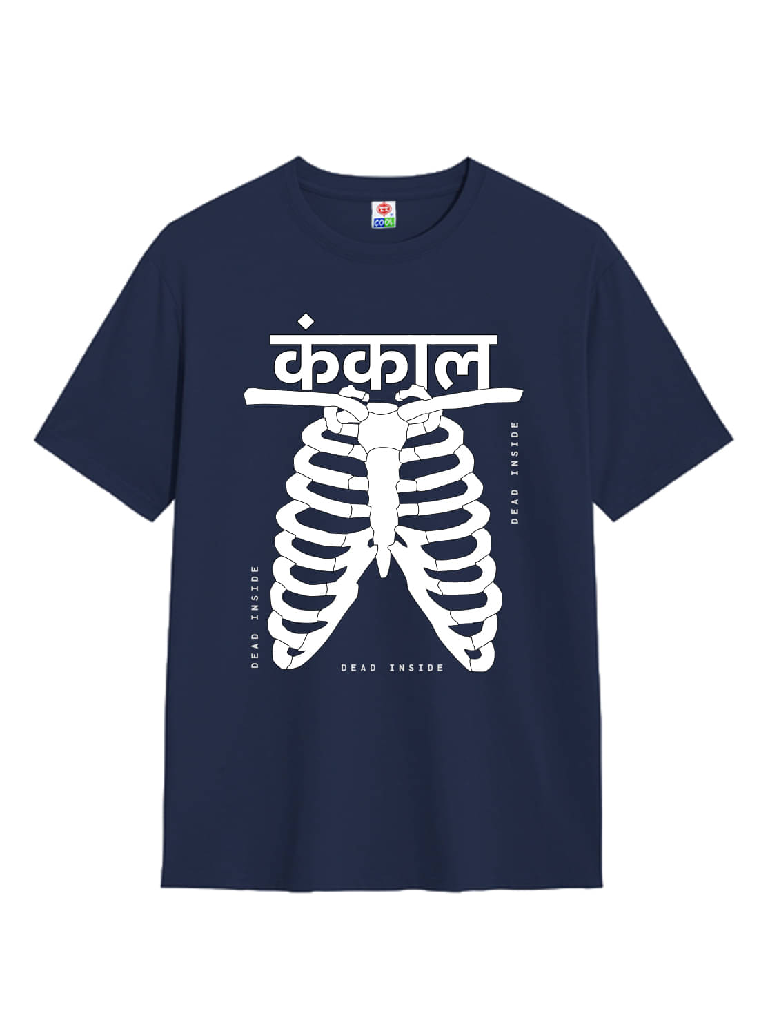     			TT Men Cotton Regular Fit Printed T-Shirt ( Blue )